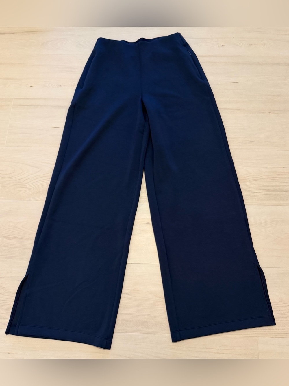 SPANX Navy Wide-Leg Pants Size Small